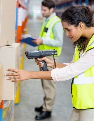 A handheld scanner and a mobile device management system