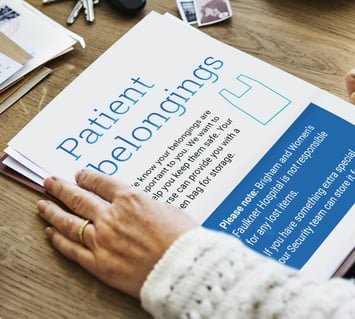 Patient belongings policy