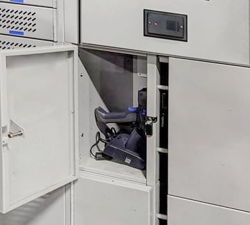 Smart Lockers for Scanners