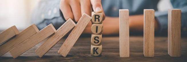 The use of risk mitigation strategies for risk management.