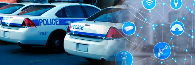 Police fleet management telematics technology