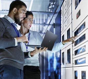 Smart charging lockers for school laptops and tablets with integrated power ports, ensuring devices remain fully charged and ready for student use.