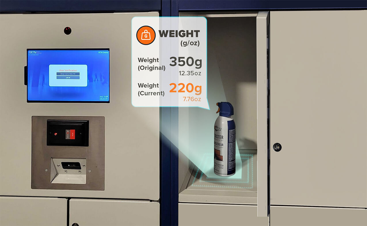 AssetTracer Weight Detection Intelligent Locker