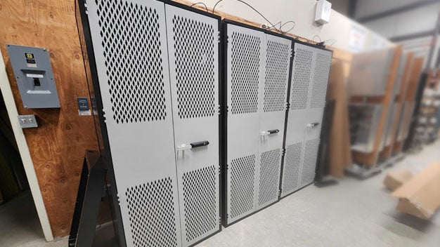 An AssetTracer smart asset management system installed at BC Hydro.