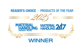 AssetTracer named a 2025 Reader's Choice Products of the Year winner by Material Handling Product News and Material Handling 24/7