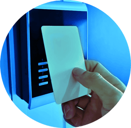 Swipe card access control