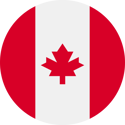 Canada Flag Rounded