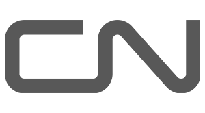 CN Rail Logo Gray