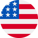 United States Flag Rounded