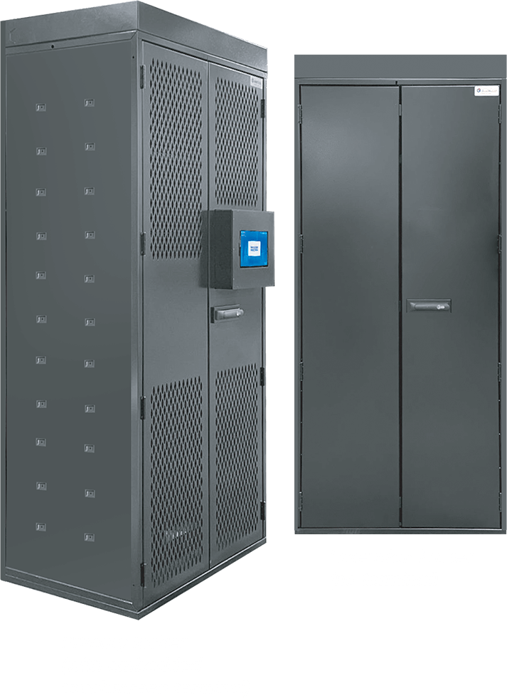 AssetTracer UT Series are rugged utility lockers with 13 gauge steel sides and 18 gauge steel backs and doors.