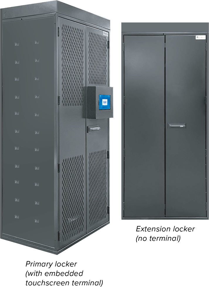 AssetTracer UT Series are rugged utility lockers with 13 gauge steel sides and 18 gauge steel backs and doors.