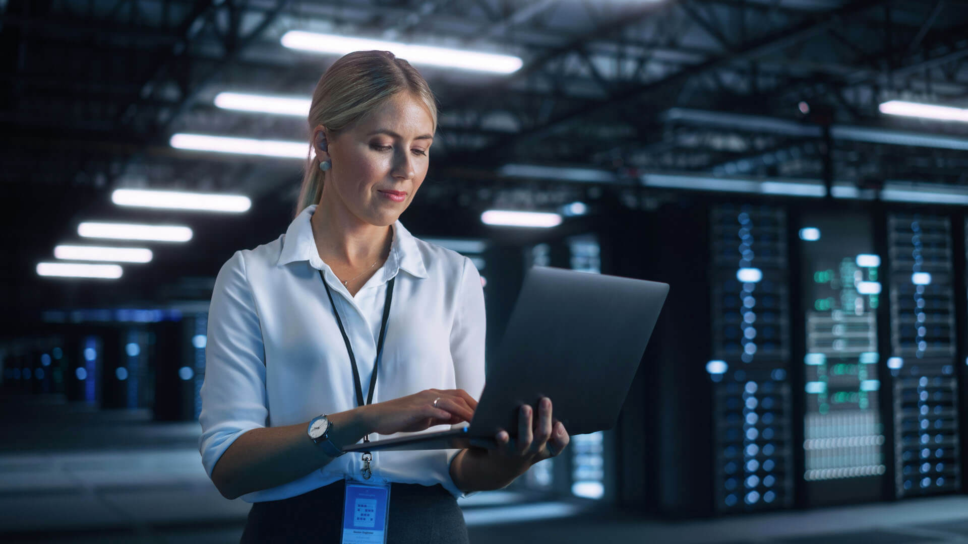 An IT Manager using an equipment management system