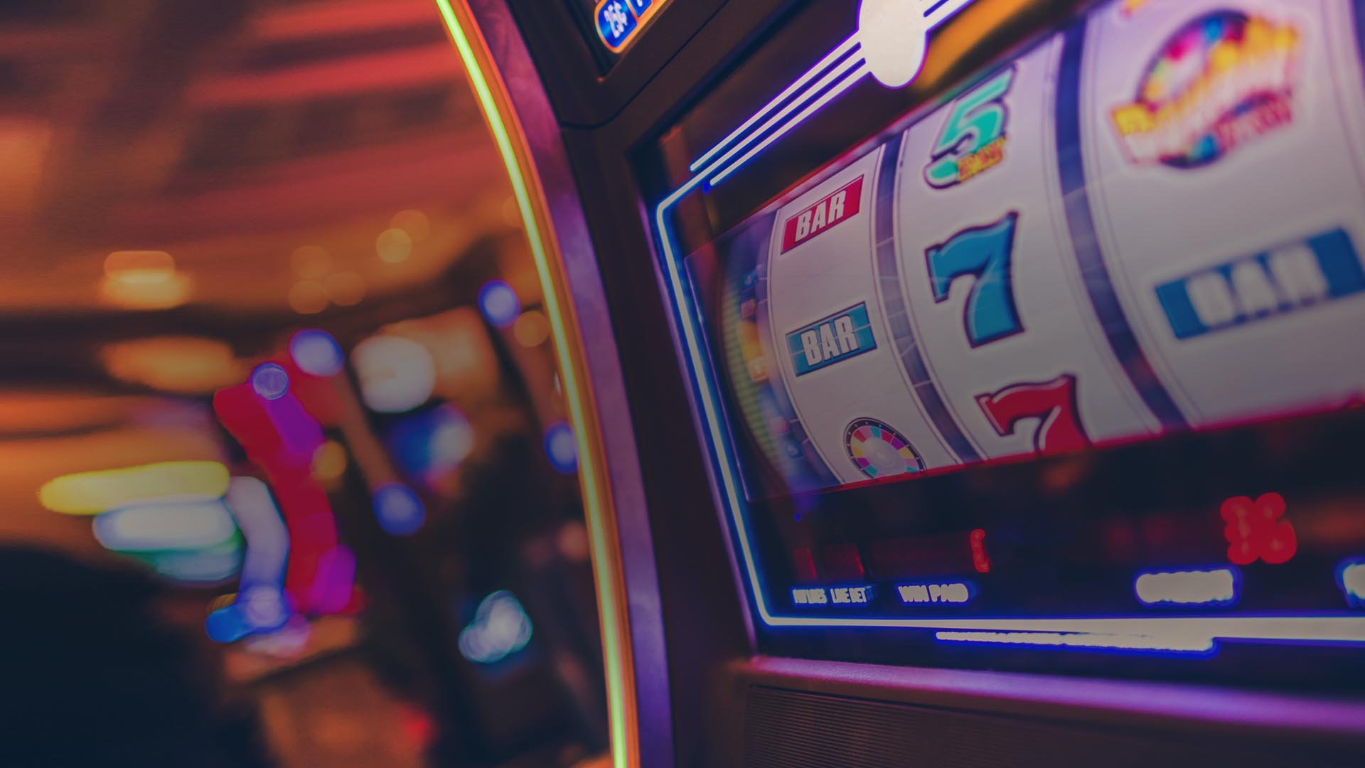 Casino Machine on a Casino Using a Key Management System