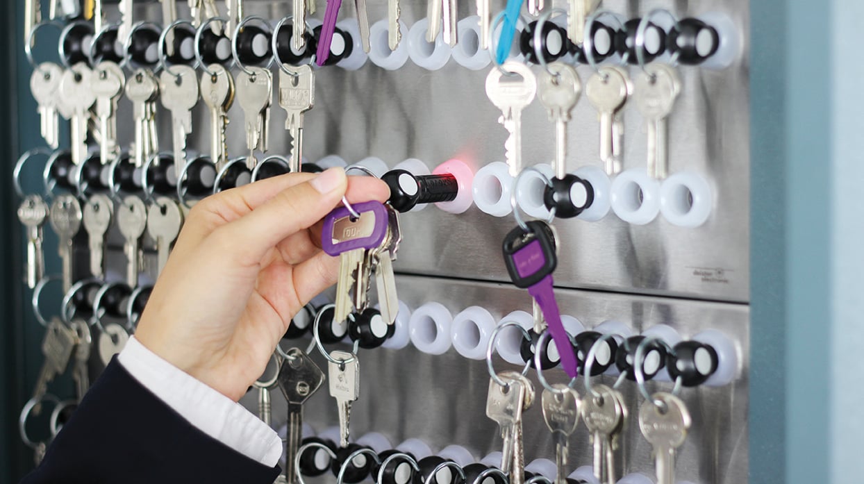 HEAVY DUTY LOCKING KEY RING - USA Fleet Supplies