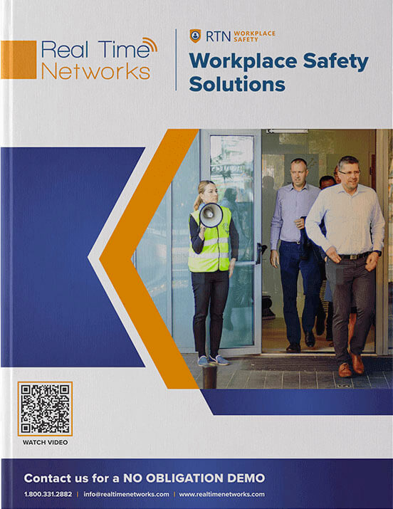 Workplace Safety Solutions for Warehouses and Manufacturing Companies Brochure Cover Image
