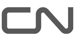 CN Rail Logo Gray