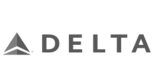 Delta Airlines Logo Gray