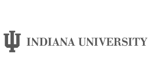 Indiana University Logo Gray