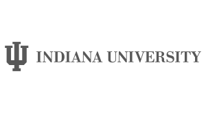 Indiana University Logo Gray