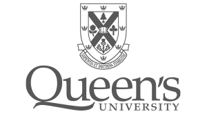 Queens University Logo Gray