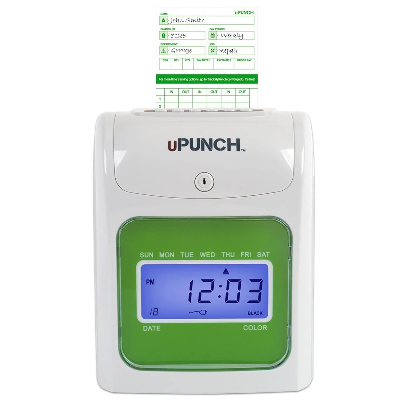 uPunch Time and Attendance Electronic Punch Clocks